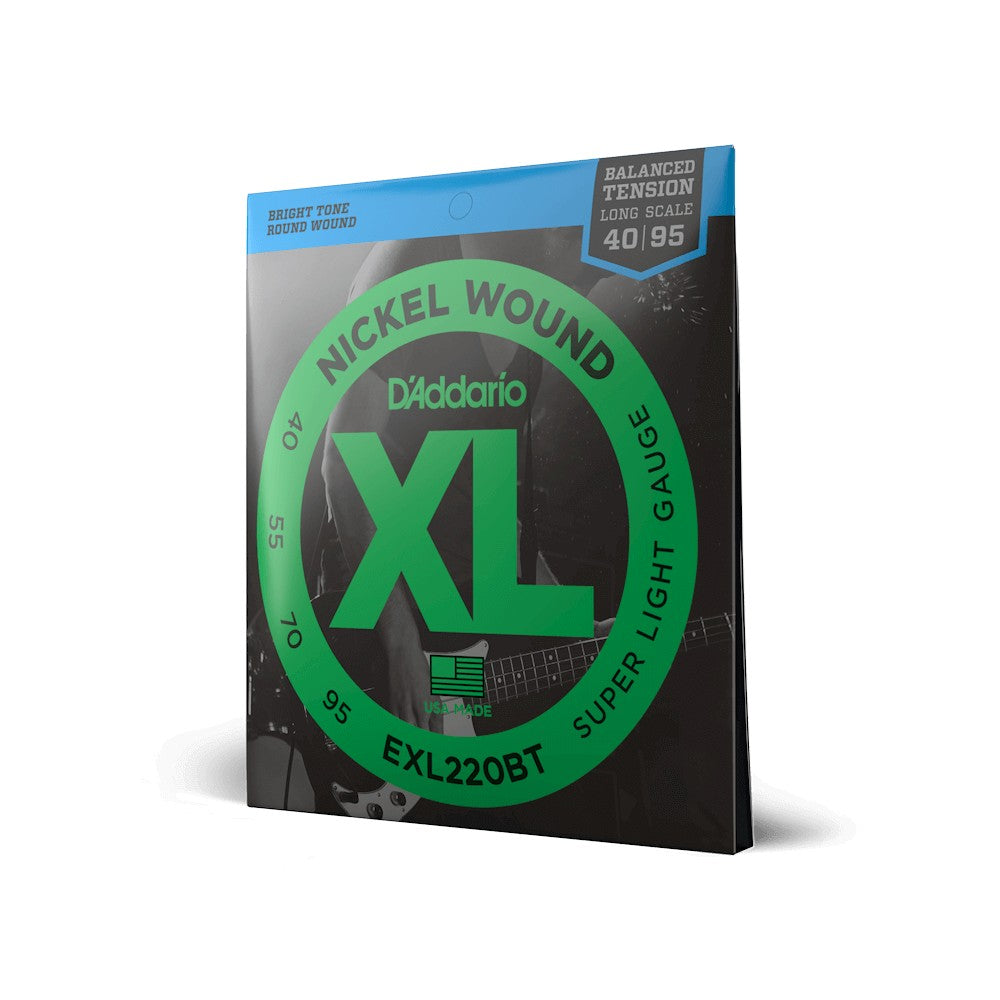 Dây D'Addario EXL220BT XL Nickel 40-95 Super Light – bao bì