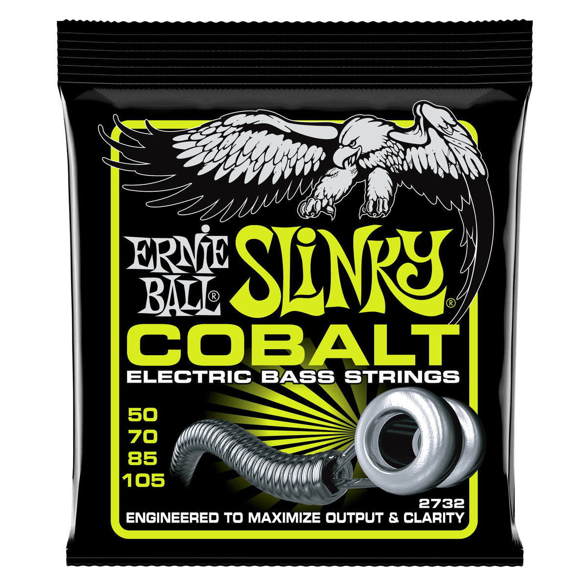 Dây Ernie Ball 2732 Regular Slinky Cobalt 50-105 – bao bì mặt trước
