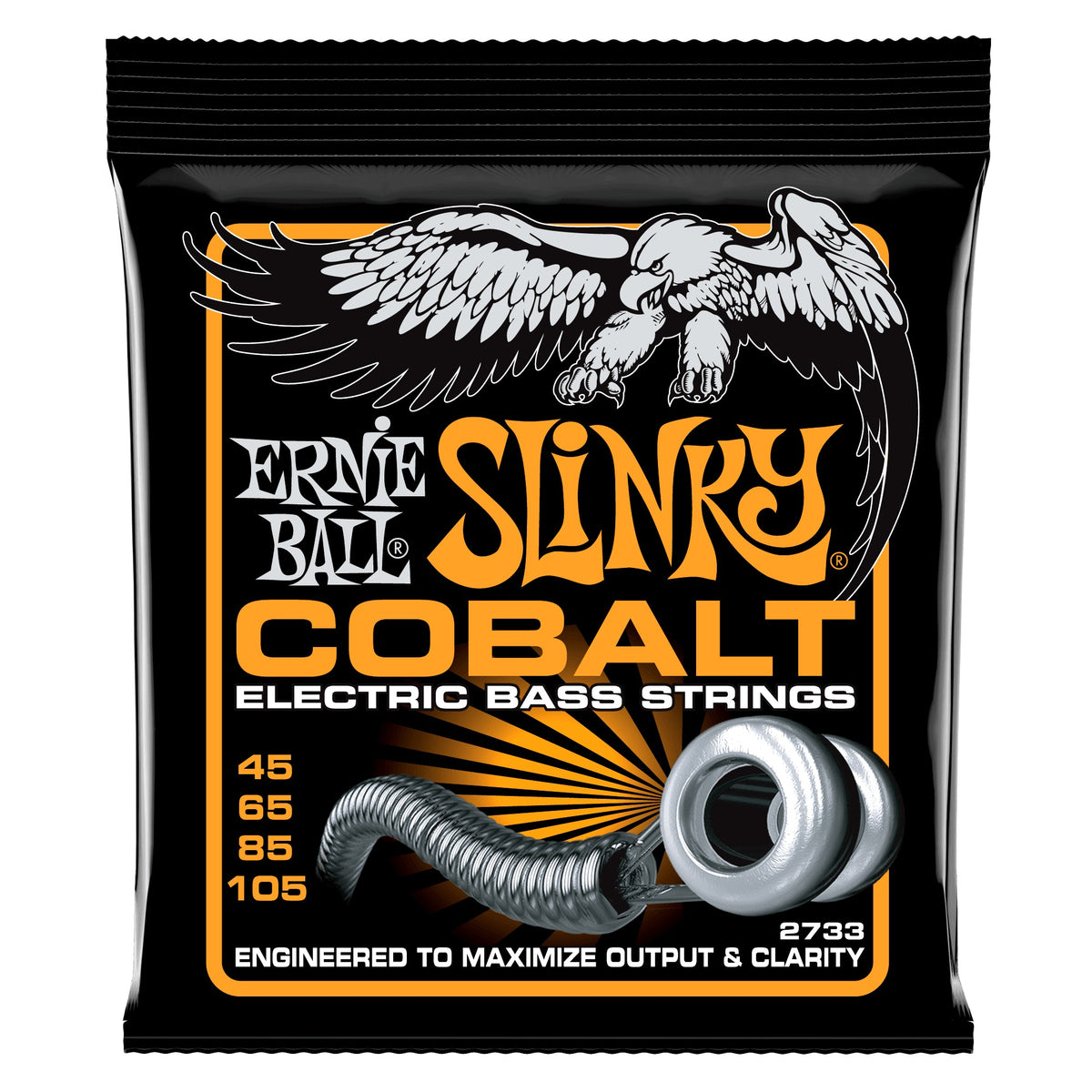 Dây Ernie Ball 2733 Hybrid Slinky Cobalt 45-105 – bao bì mặt trước