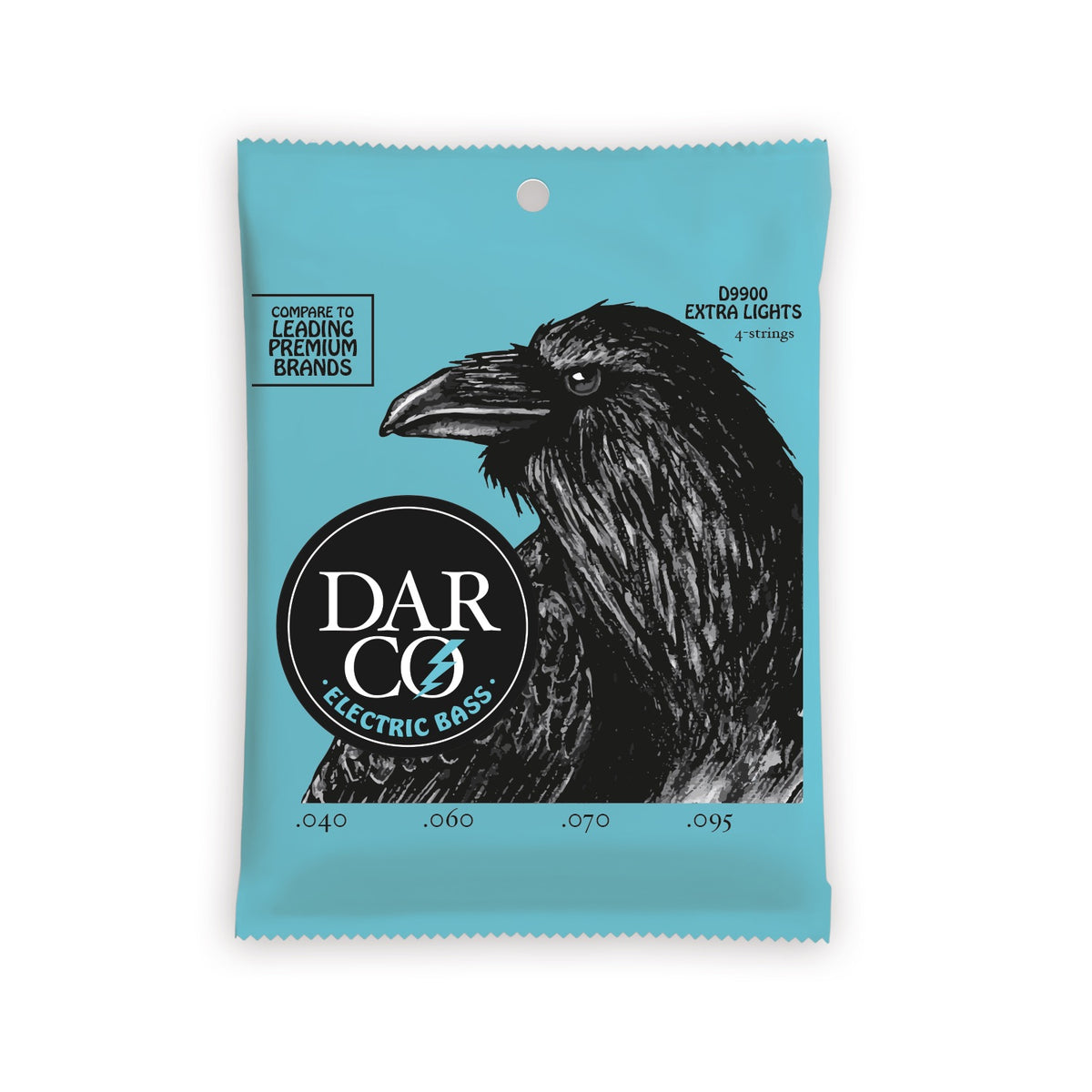 Dây Martin Darco D9900 Nickel Wound 40-95 Extra Light – bao bì mặt trước