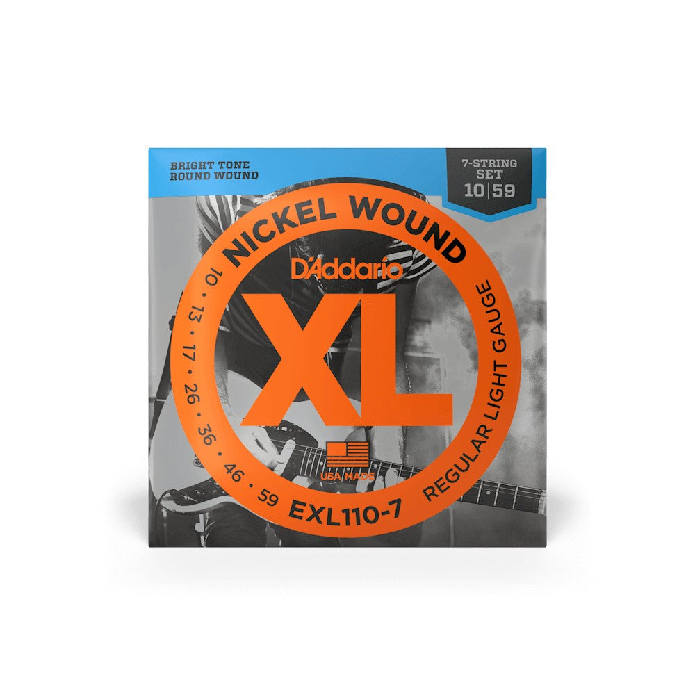 Bao bì dây D'Addario EXL110-7 XL Nickel 10-59 – ảnh 2