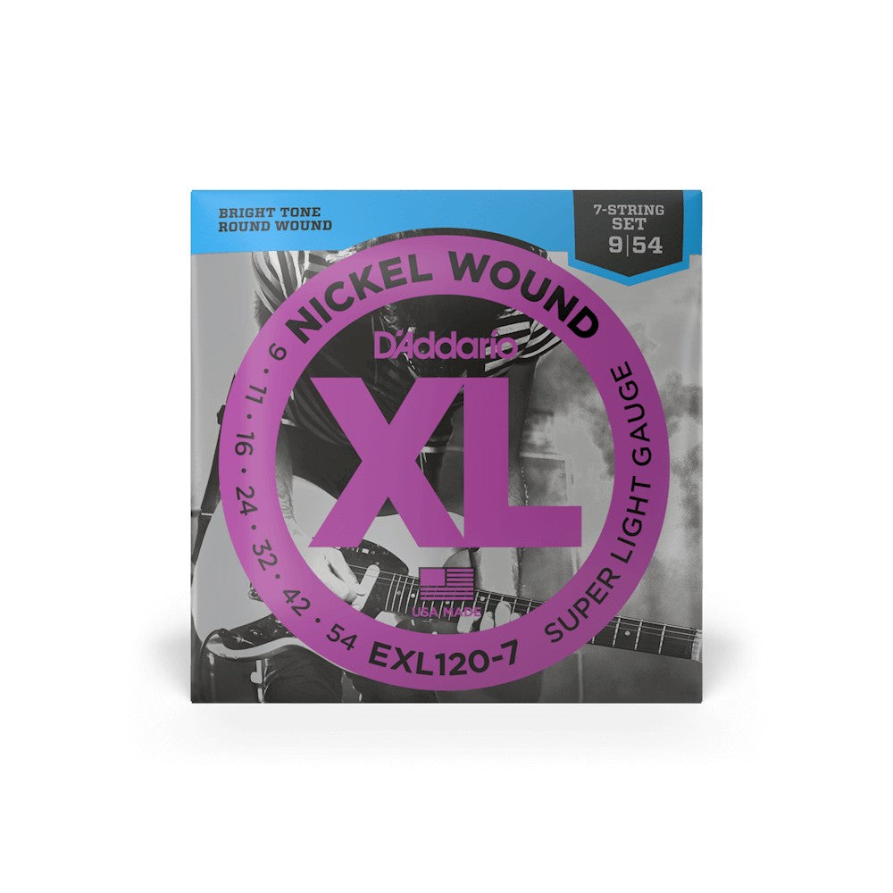 Bao bì dây D'Addario EXL120-7 XL Nickel 9-54 – ảnh 2