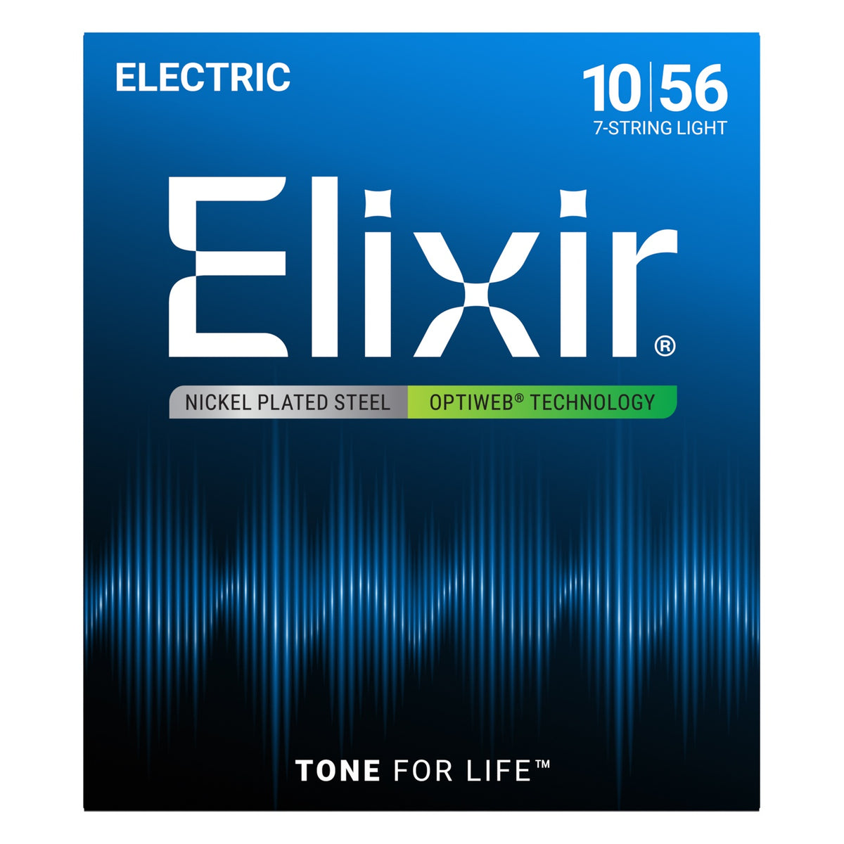 Dây Elixir 19057 Optiweb 10-56 Light – bao bì mặt trước