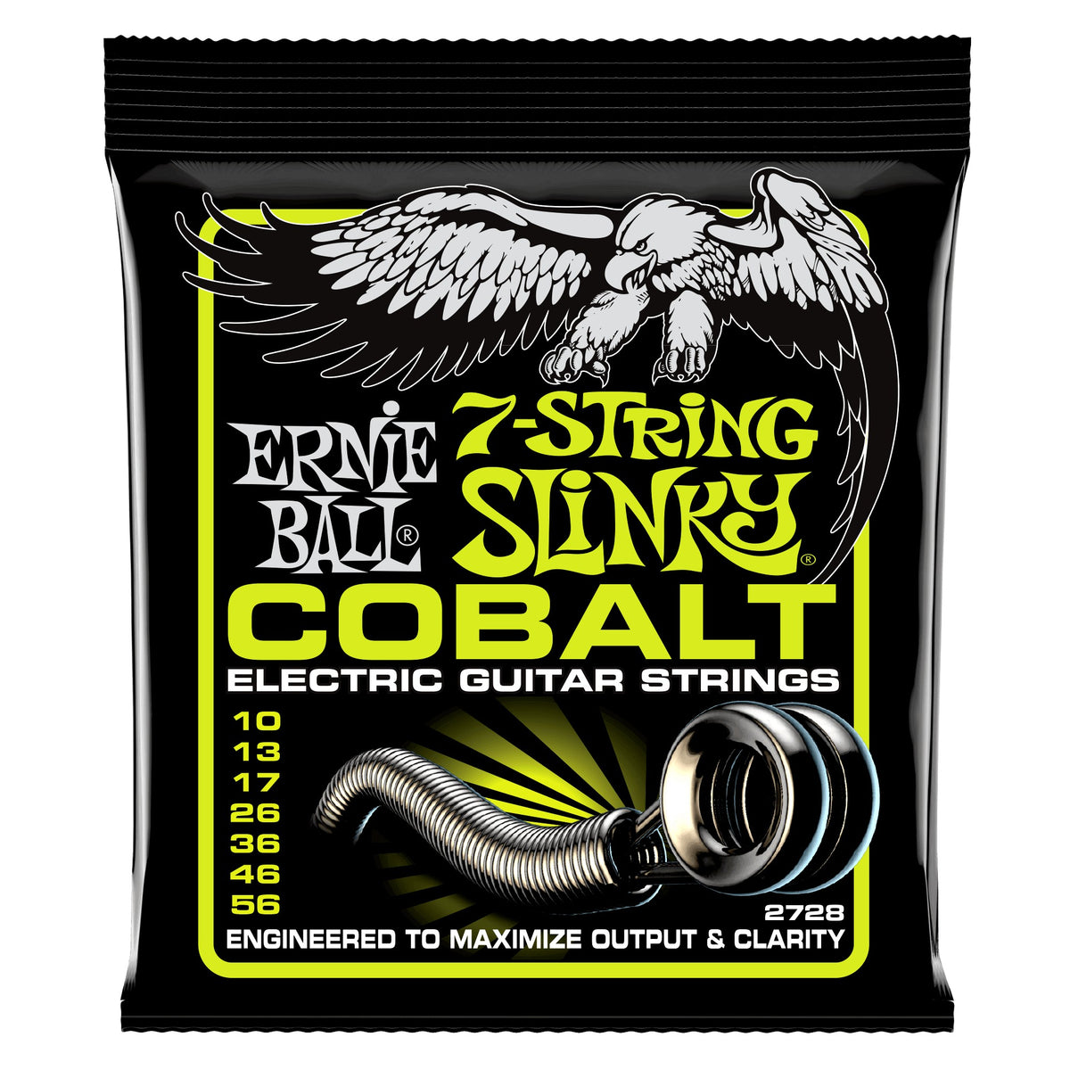 Dây Ernie Ball 2728 Regular Slinky Cobalt 10-56 – bao bì mặt trước