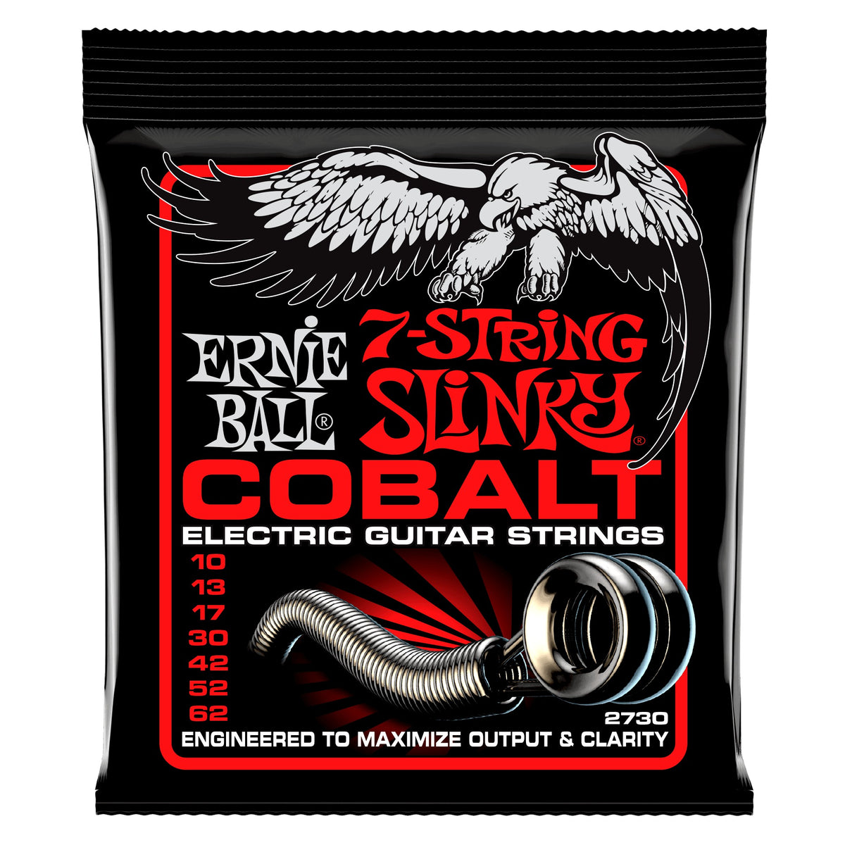 Dây Ernie Ball 2730 Skinny Top Heavy Bottom Slinky Cobalt 10-62 – bao bì mặt trước