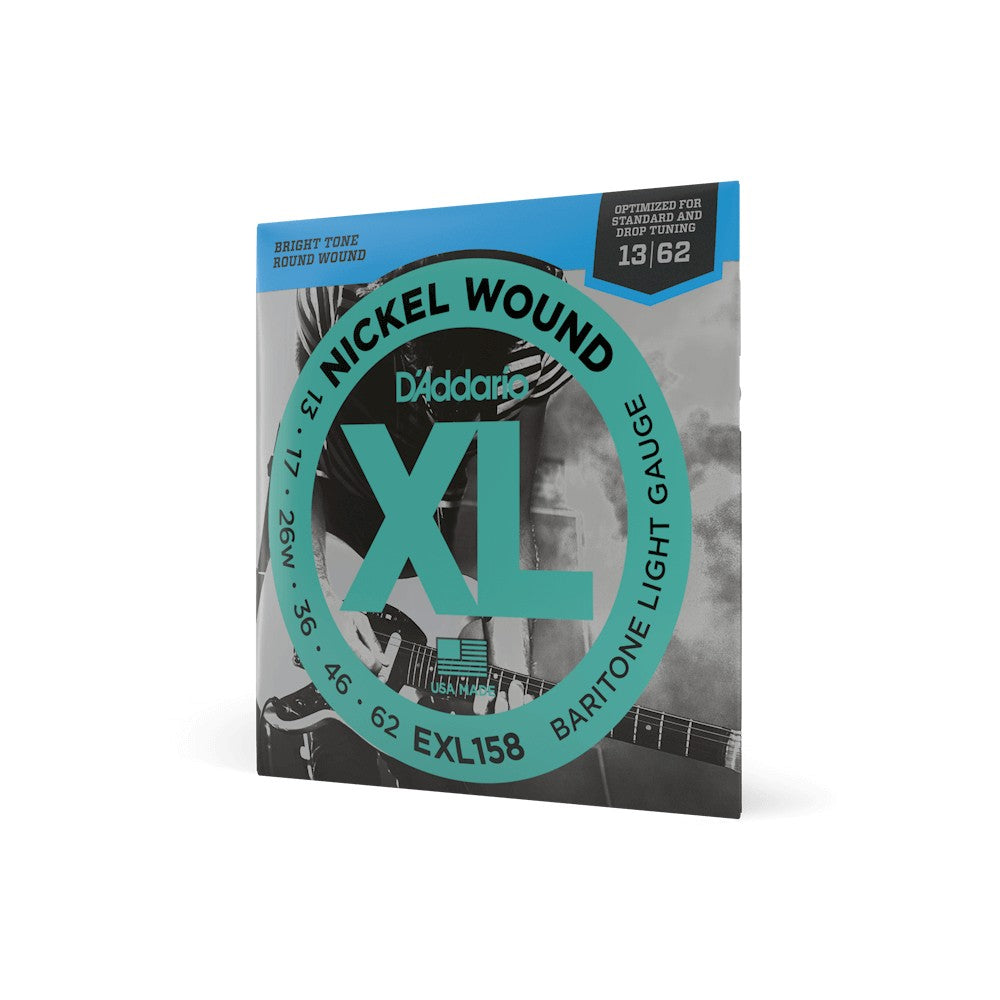Dây D'Addario EXL158 XL Nickel 13-62 Light Baritone – bao bì