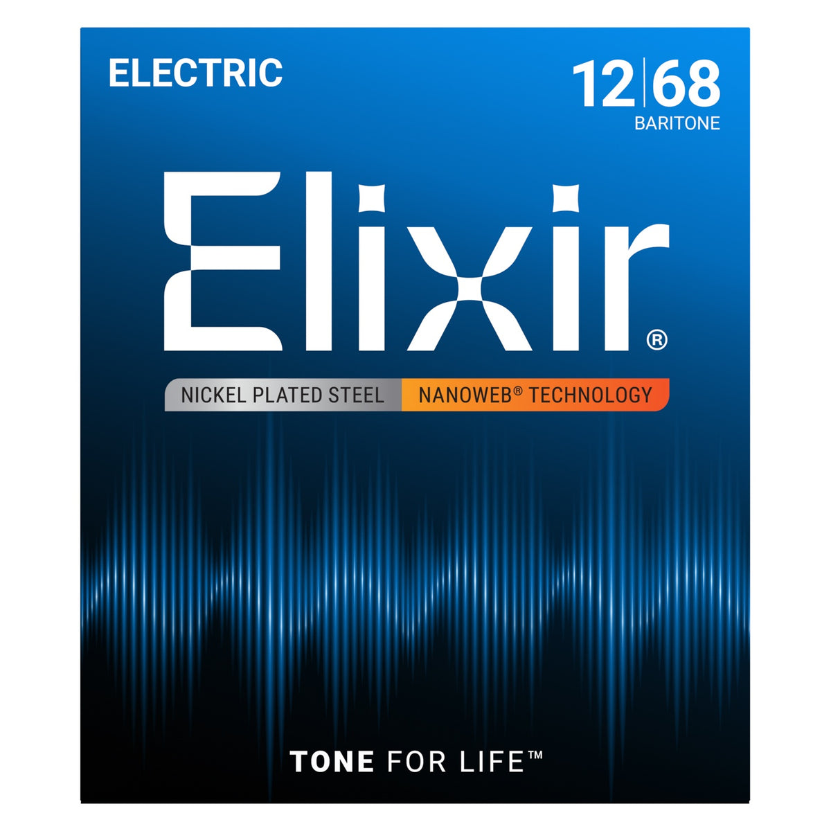 Dây Elixir 12302 Nanoweb 12-68 – bao bì mặt trước