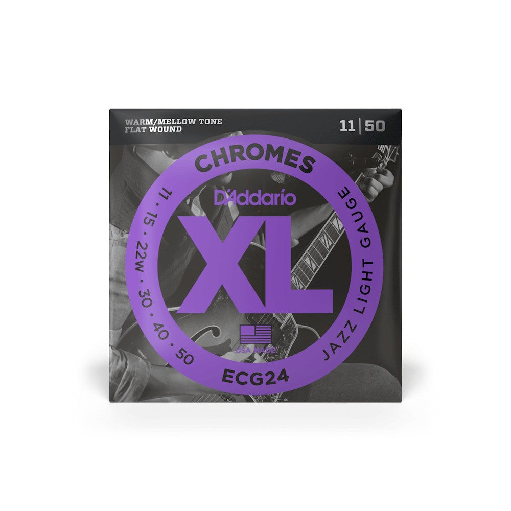 Bao bì dây D'Addario ECG24 XL Chromes Flat Wound 11-50 – ảnh 2