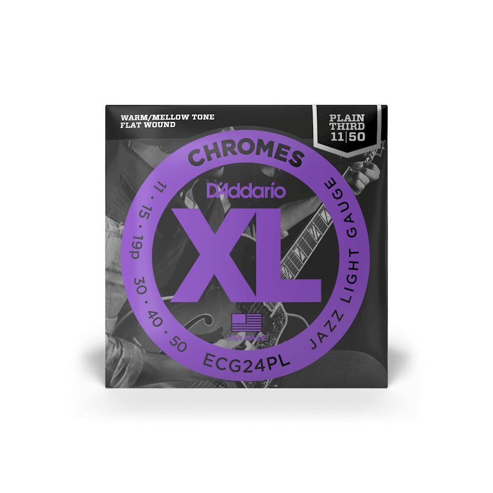 Bao bì dây D'Addario ECG24PL XL Chromes Flat Wound 11-50 – ảnh 2