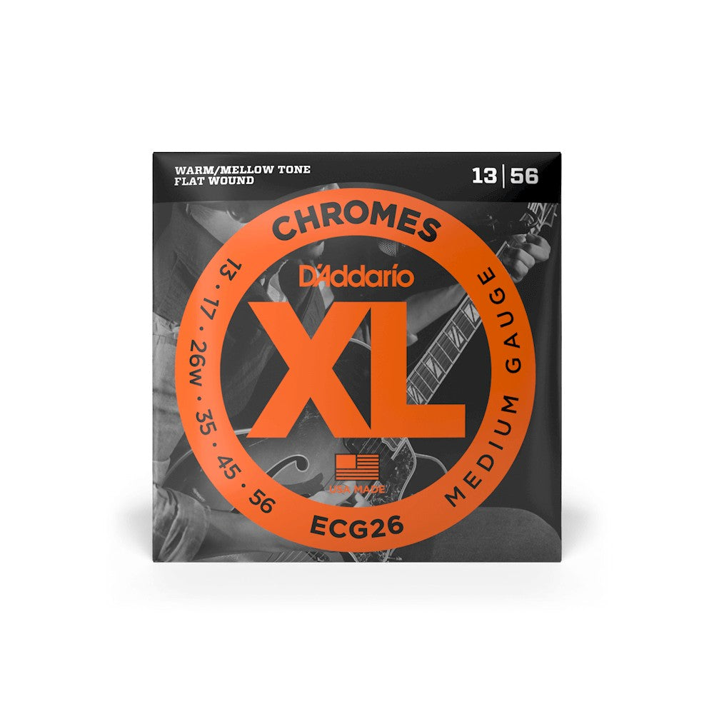 Bao bì dây D'Addario ECG26 XL Chromes Flat Wound 13-56 – ảnh 2