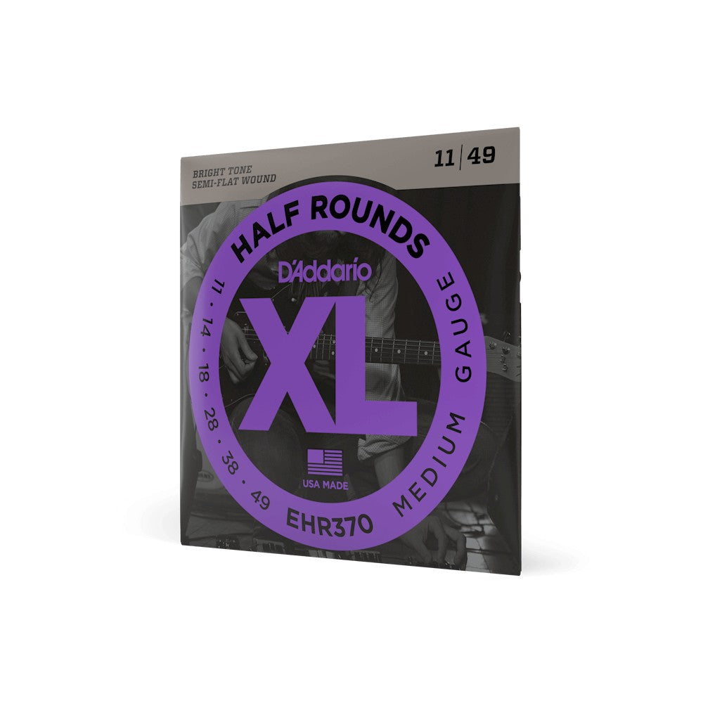 Dây D'Addario EHR370 XL Half Rounds 11-49 Medium – bao bì