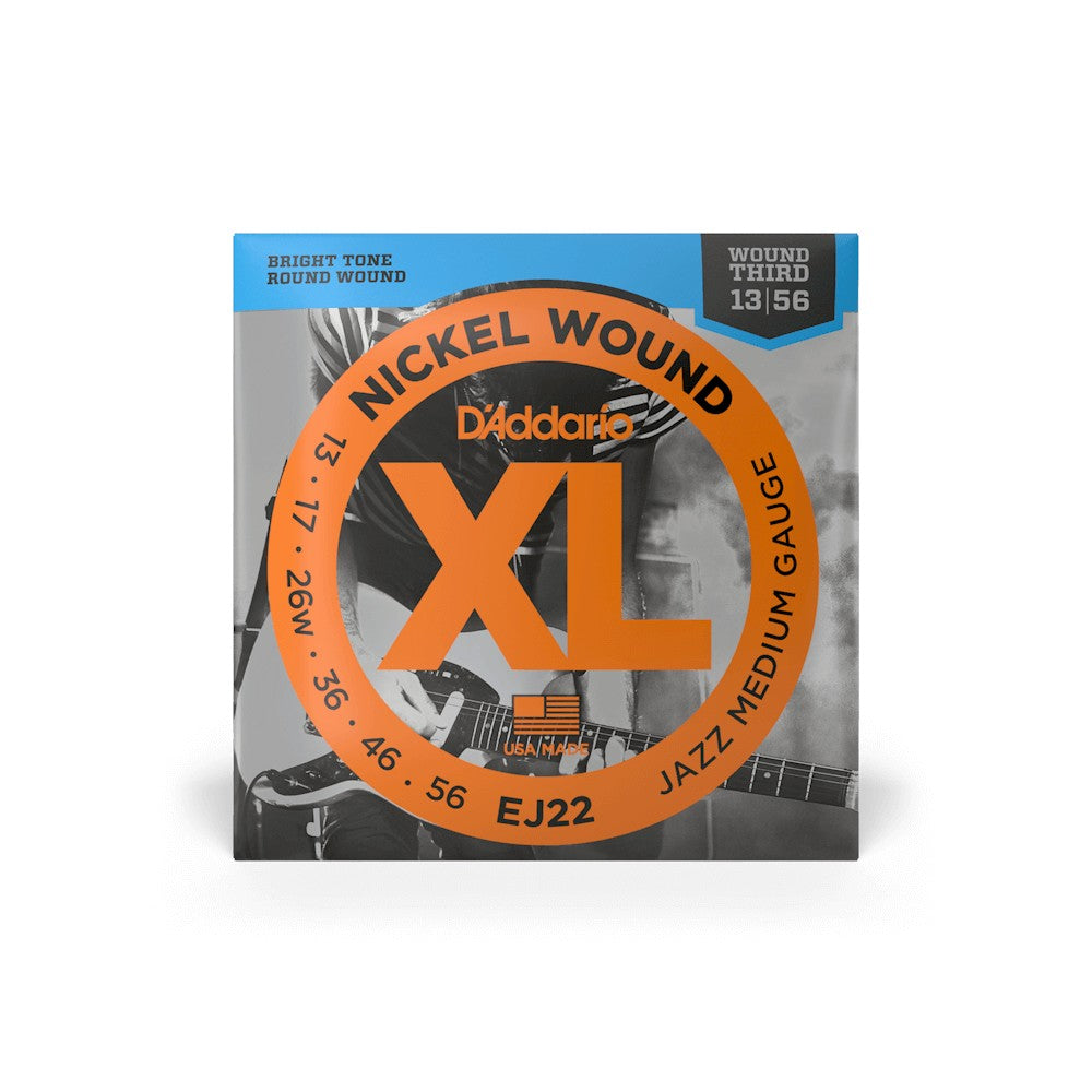 Bao bì dây D'Addario EJ22 XL Nickel 13-56 – ảnh 2