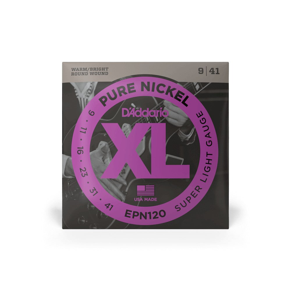 Bao bì dây D'Addario EPN120 XL Pure Nickel 9-41 – ảnh 2