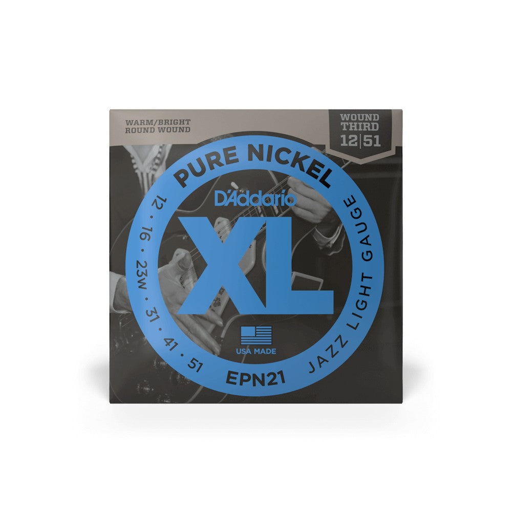 Bao bì dây D'Addario EPN21 XL Pure Nickel 12-51 – ảnh 2