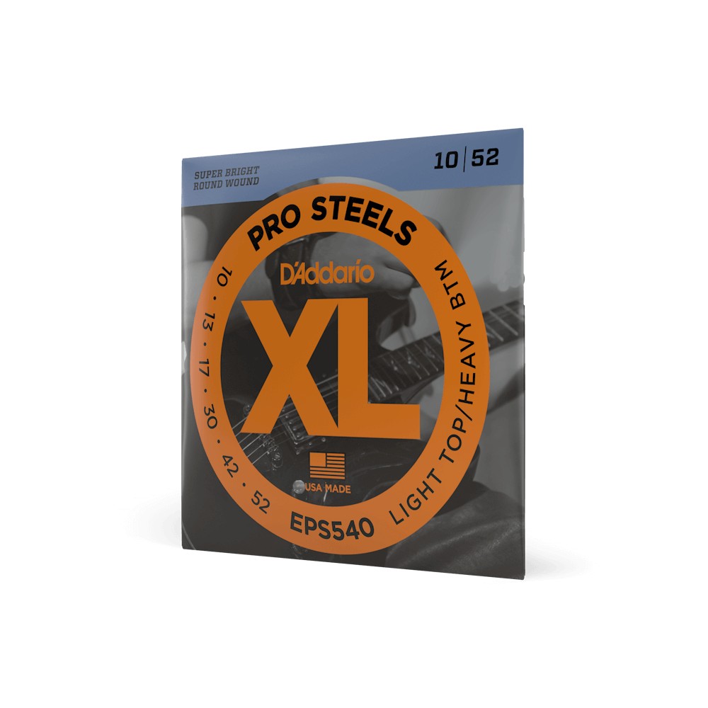Dây D'Addario EPS540 XL ProSteels 10-52 Light Top/Heavy Bottom – bao bì