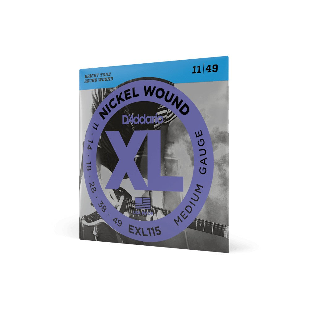Dây D'Addario EXL115 XL Nickel 11-49 Medium – bao bì