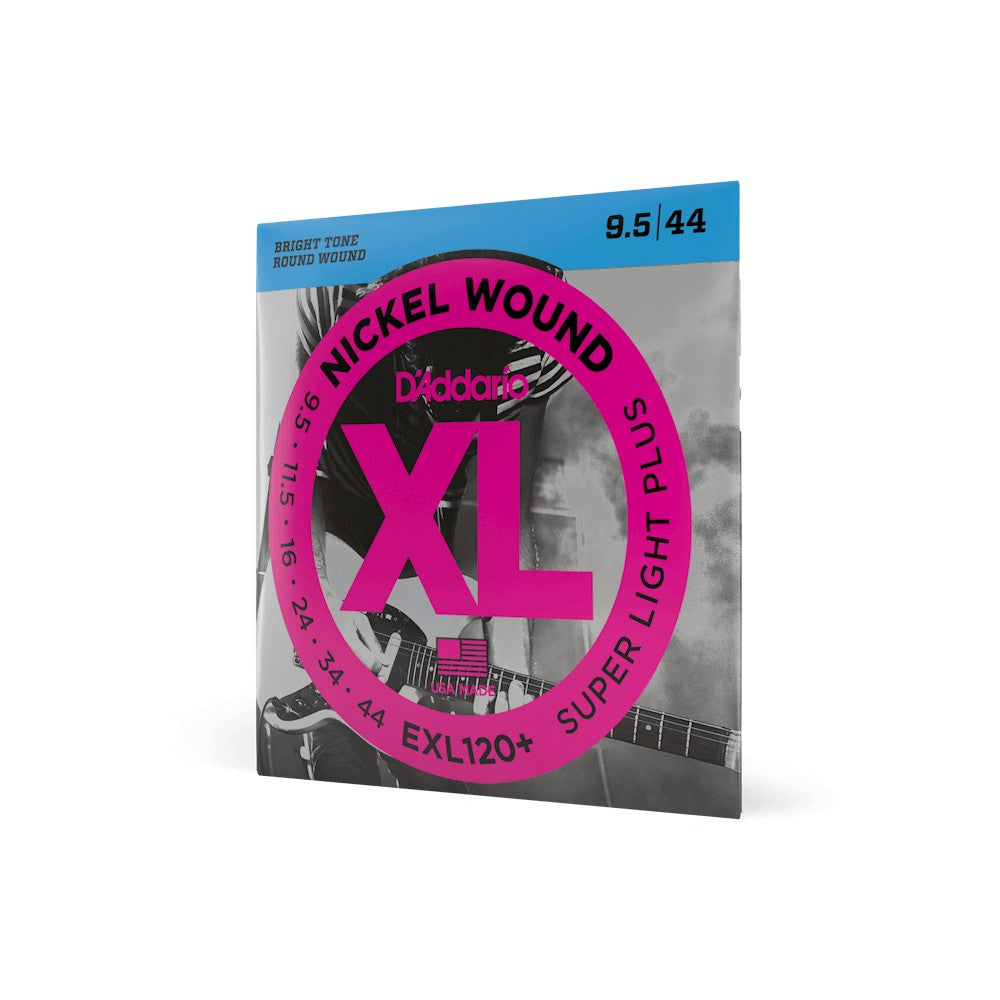 Dây D'Addario EXL120+ XL Nickel 9.5-44 Super Light Plus – bao bì