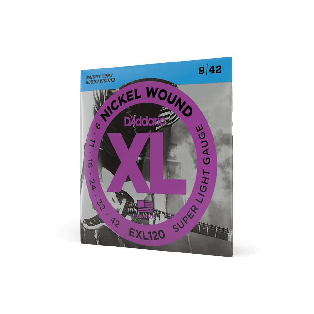 Dây D'Addario EXL120 XL Nickel 9-42 Super Light – bao bì