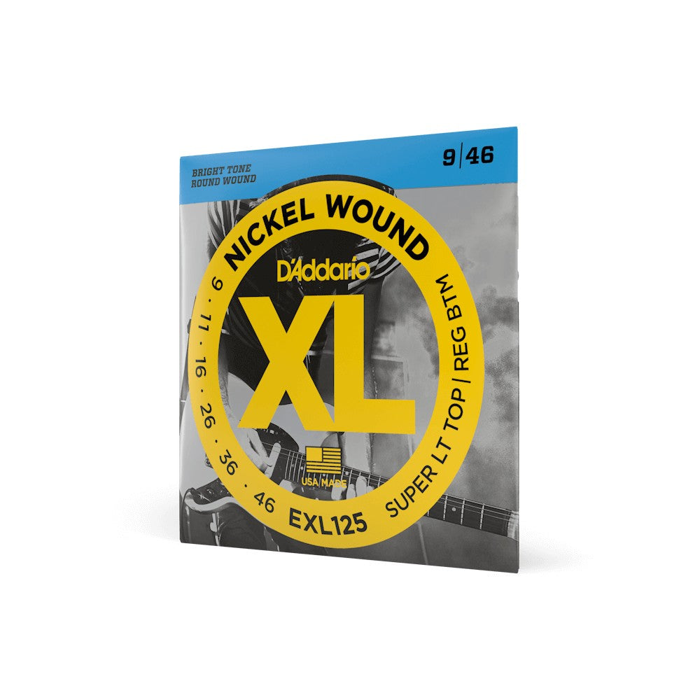 Dây D'Addario EXL125 XL Nickel 9-46 Super Light Top/Regular Bottom – bao bì