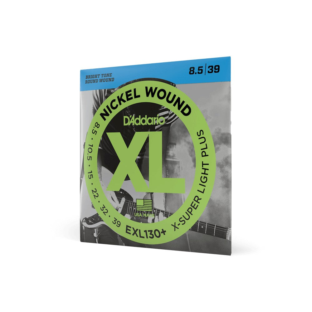 Dây D'Addario EXL130+ XL Nickel 8.5-39 Extra Super Light Plus – bao bì
