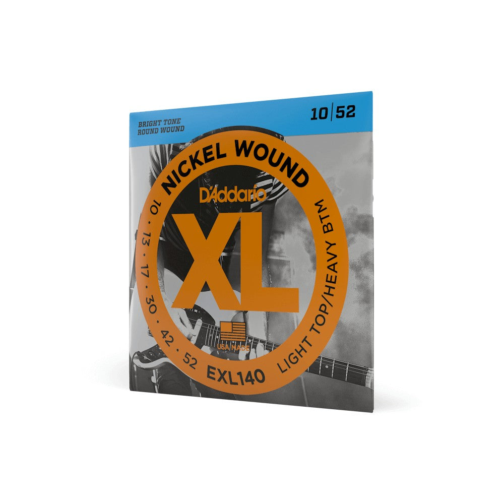 Dây D'Addario EXL140 XL Nickel 10-52 Light Top/Heavy Bottom – bao bì