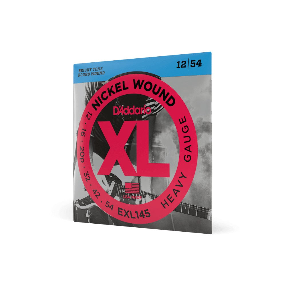 Dây D'Addario EXL145 XL Nickel 12-54 Heavy Plain Third – bao bì