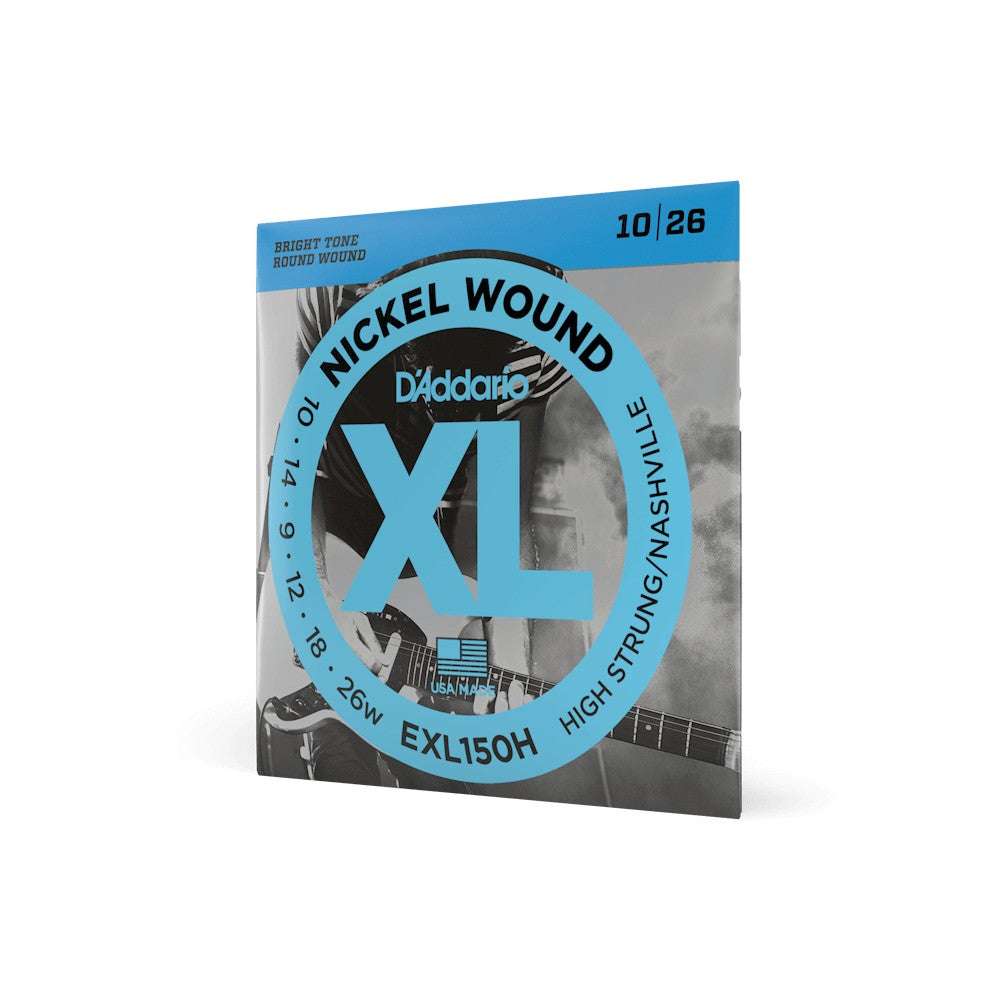 Dây D'Addario EXL150H XL Nickel 10-26 High Strung/Nashville Tuning – bao bì