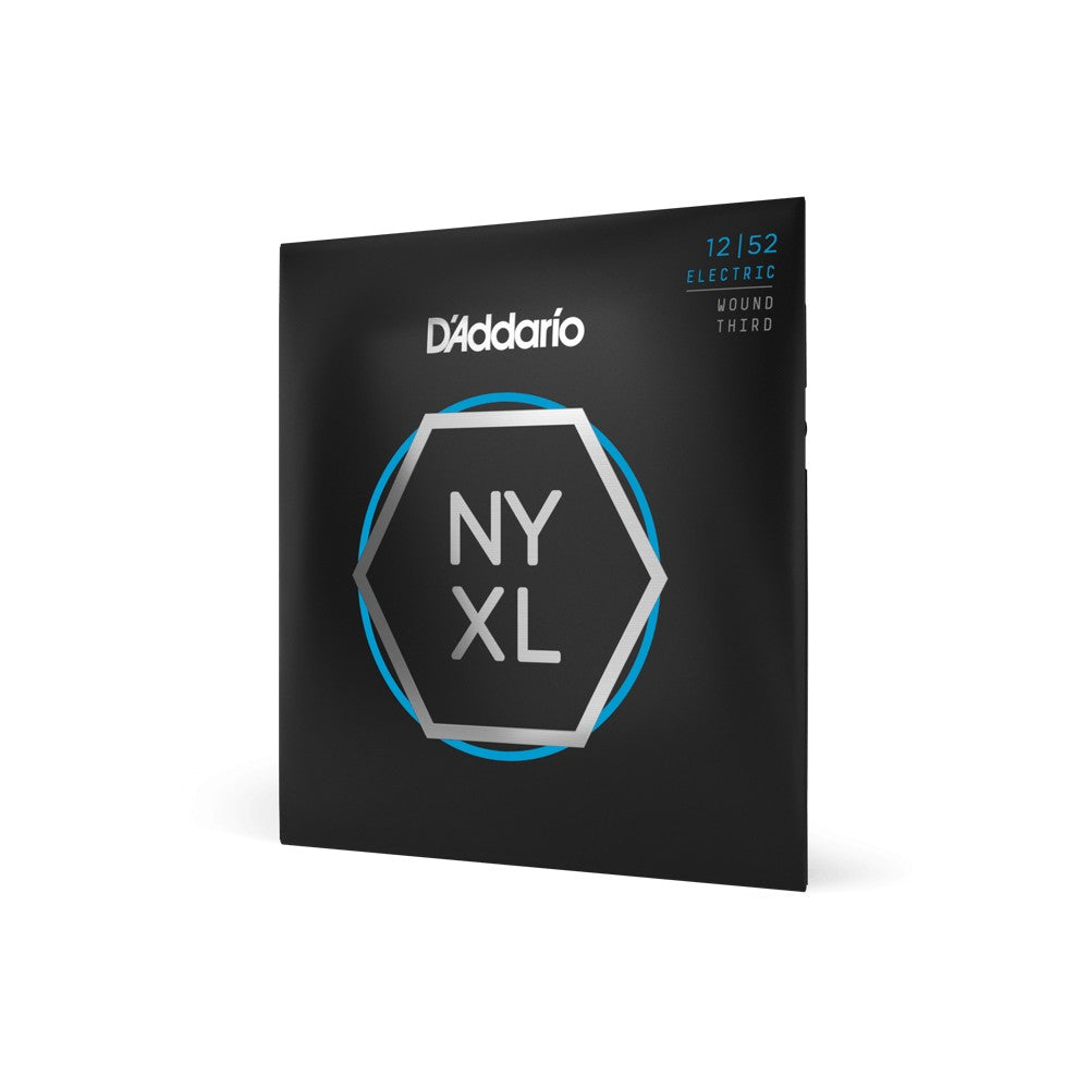 Dây D'Addario NYXL1252W NYXL 12-52 Light Wound Third – bao bì