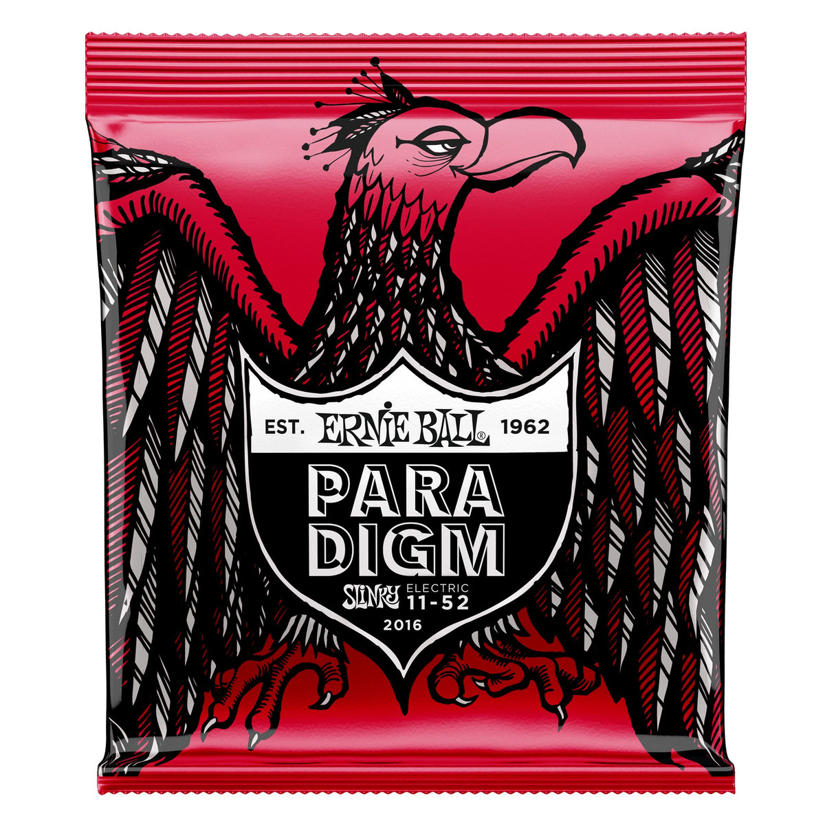 Dây Ernie Ball 2016 Burly Slinky Paradigm 11-52 – bao bì mặt trước
