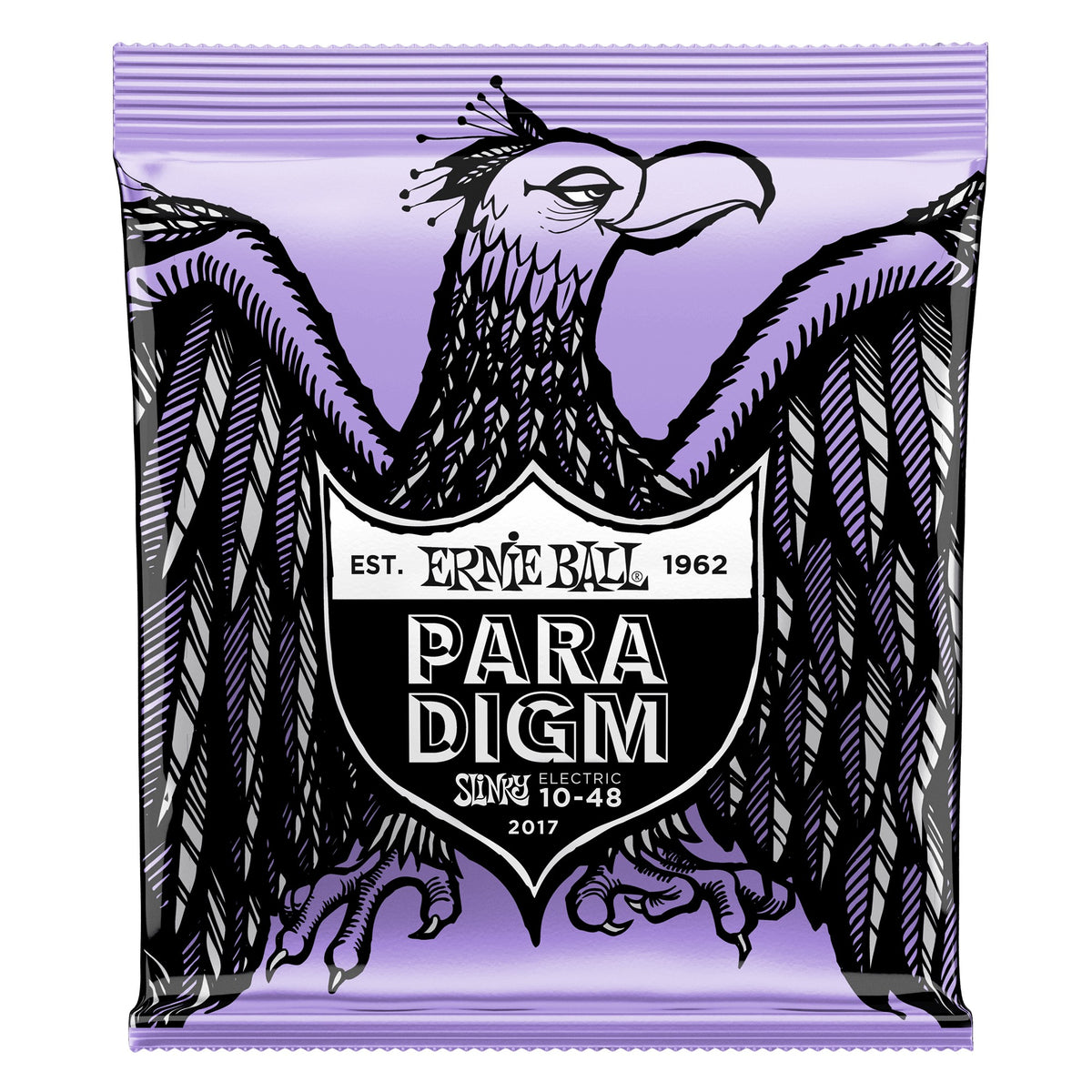 Dây Ernie Ball 2017 Ultra Slinky Paradigm 10-48 – bao bì mặt trước