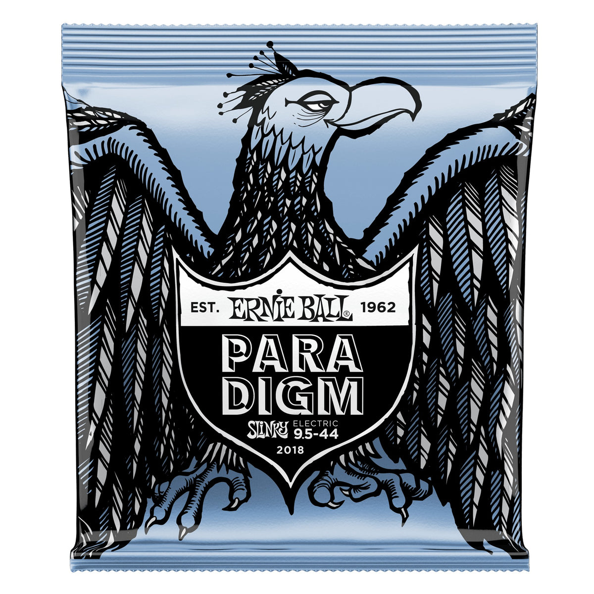 Dây Ernie Ball 2018 Primo Slinky Paradigm 9.5-44 – bao bì mặt trước