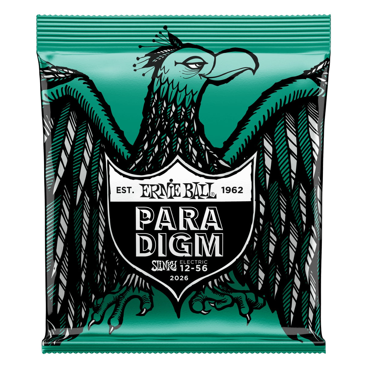 Dây Ernie Ball 2026 Not Even Slinky Paradigm 12-56 – bao bì mặt trước