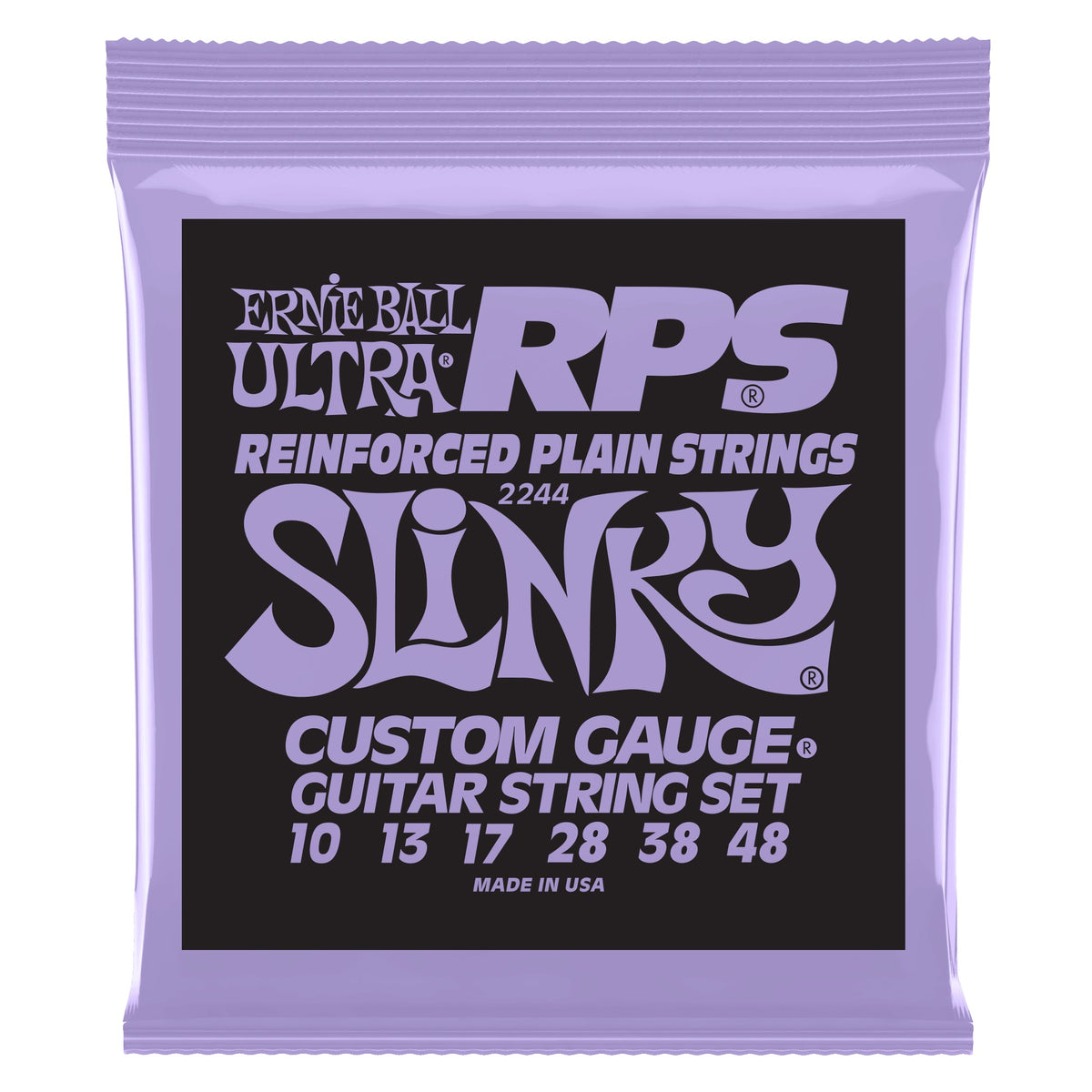 Dây Ernie Ball 2244 Ultra Slinky RPS Nickel Wound 10-48 – bao bì mặt trước