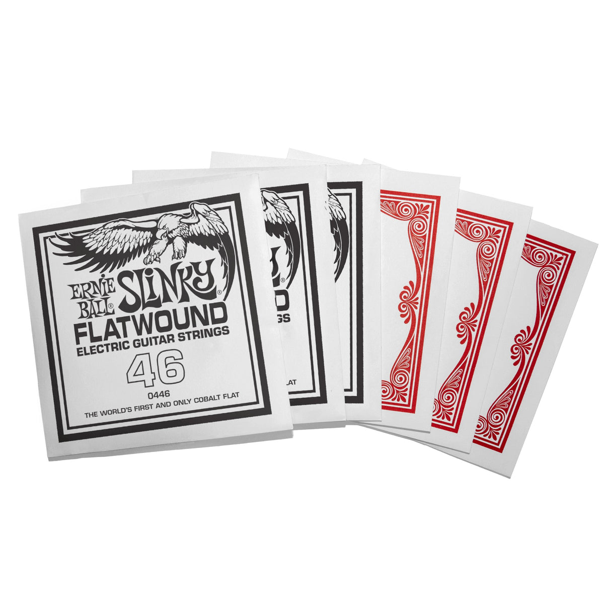 Phong bì dây lẻ trong bộ Ernie Ball 2591 Regular Slinky Cobalt Flatwound