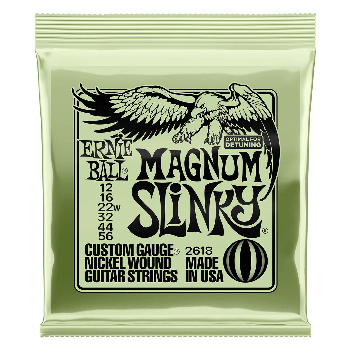 Dây Ernie Ball 2618 Magnum Slinky Nickel Wound 12-56 – bao bì mặt trước