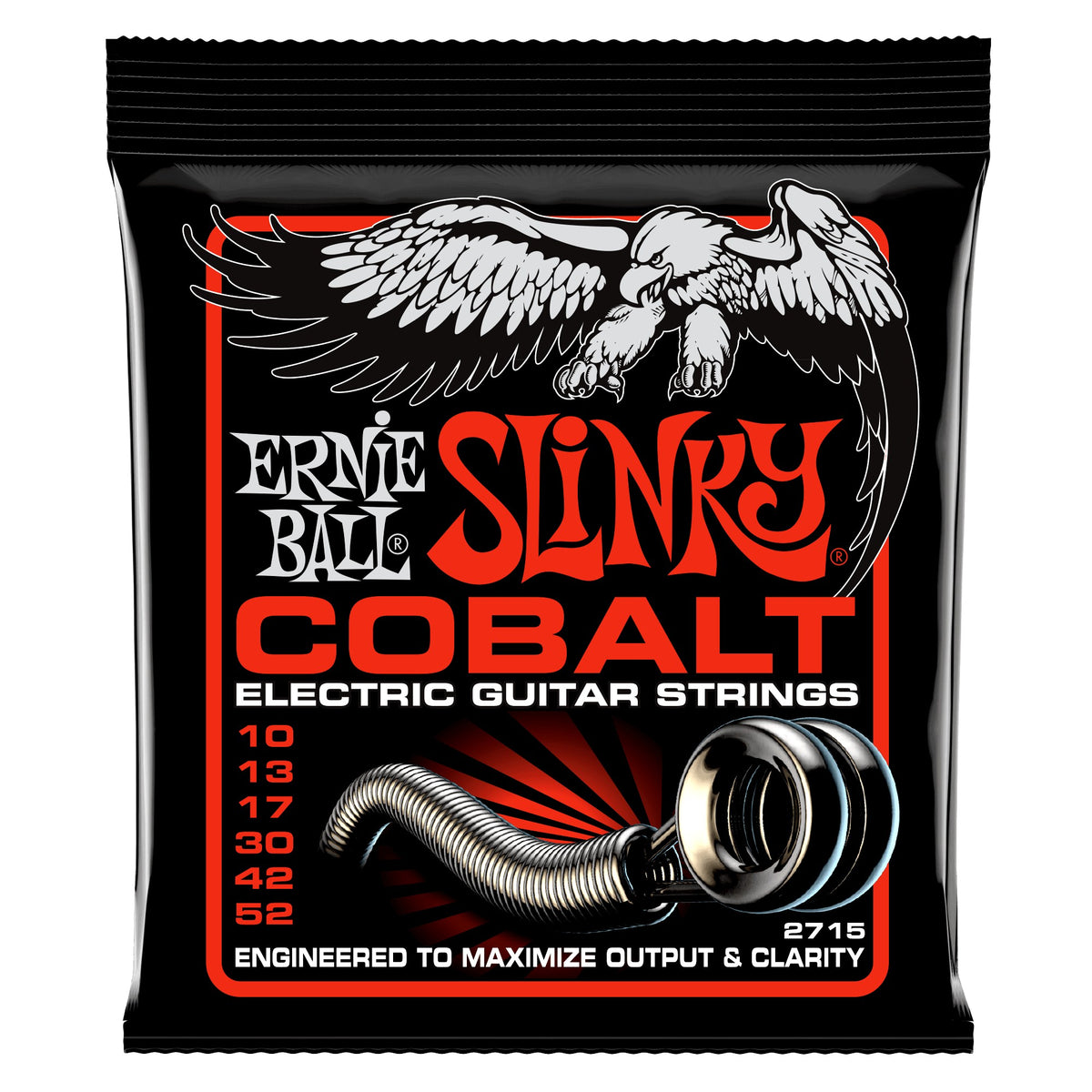Dây Ernie Ball 2715 Skinny Top Heavy Bottom Slinky Cobalt 10-52 – bao bì mặt trước