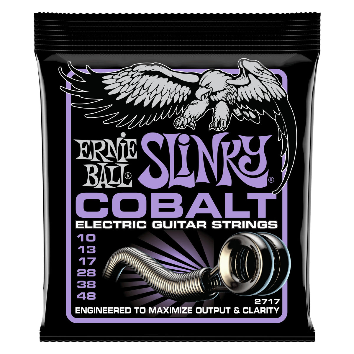Dây Ernie Ball 2717 Ultra Slinky Cobalt 10-48 – bao bì mặt trước