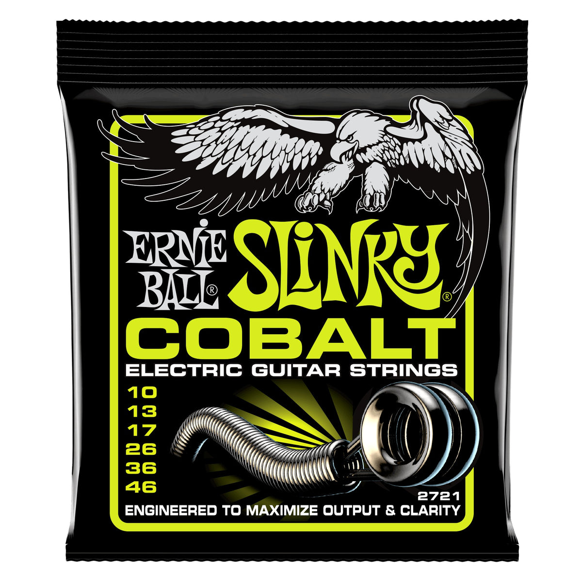 Dây Ernie Ball 2721 Regular Slinky Cobalt 10-46 – bao bì mặt trước