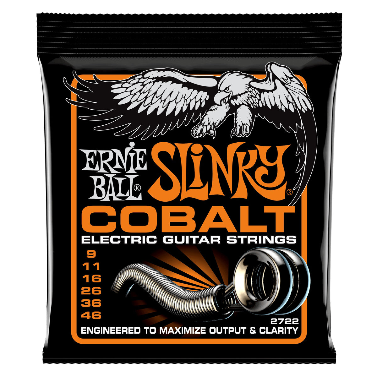 Dây Ernie Ball 2722 Hybrid Slinky Cobalt 9-46 – bao bì mặt trước