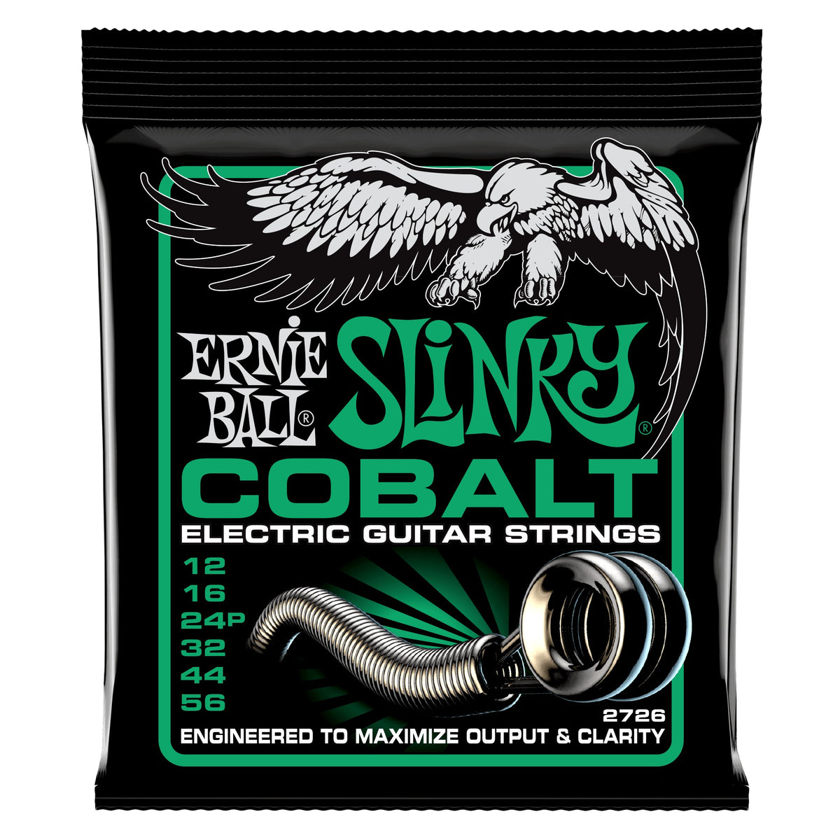 Dây Ernie Ball 2726 Not Even Slinky Cobalt 12-56 – bao bì mặt trước