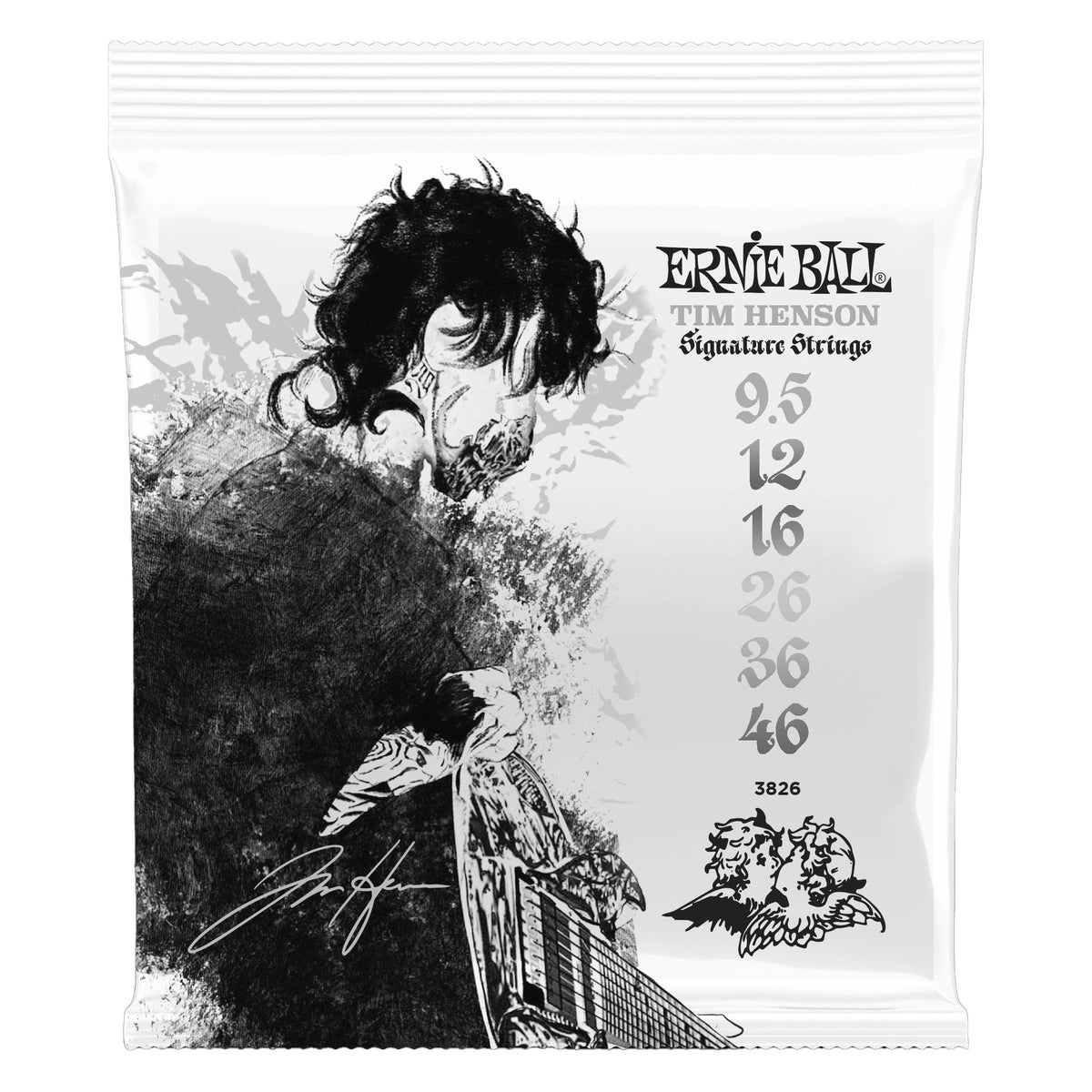 Dây Ernie Ball 3826 Tim Henson Signature 9.5-46 – bao bì mặt trước