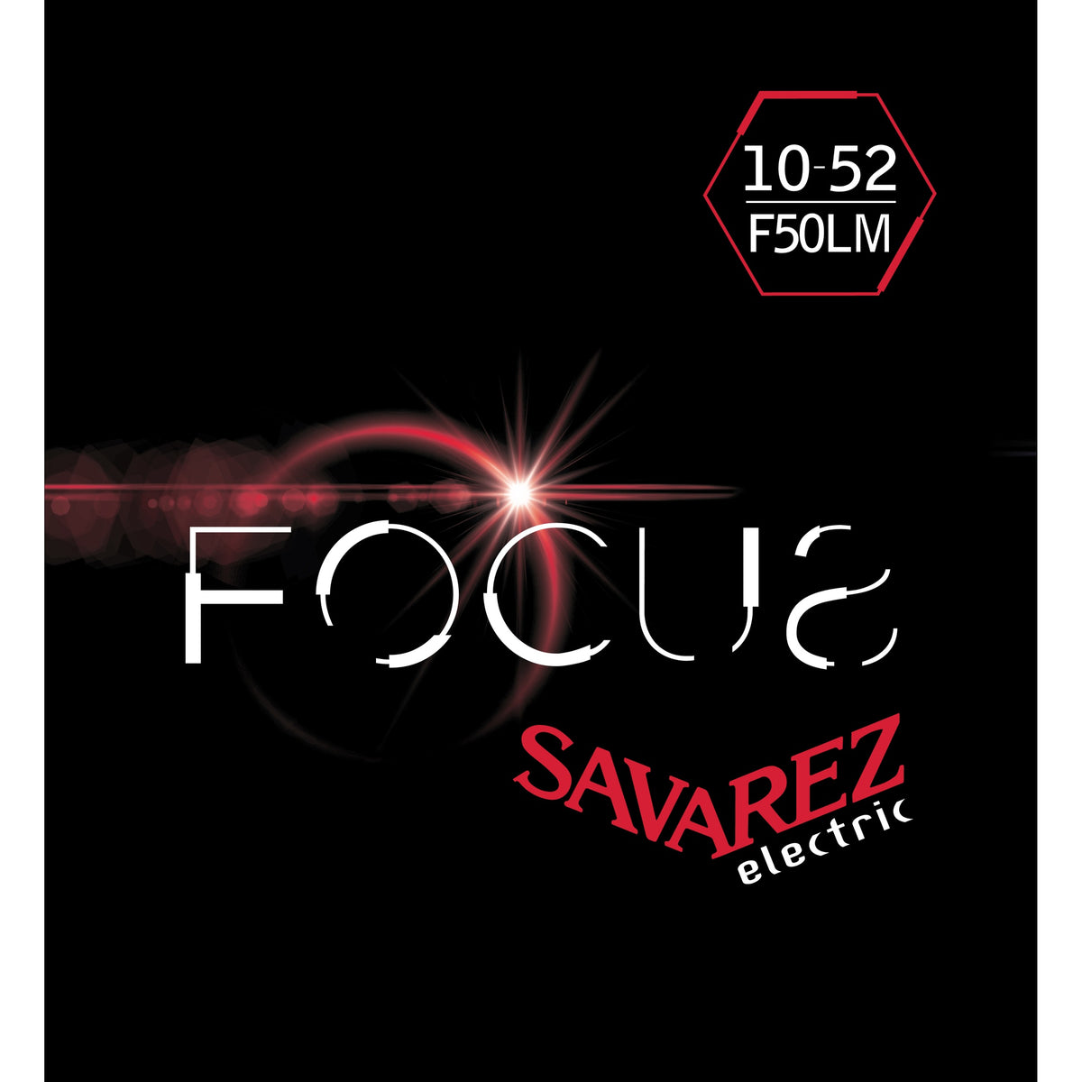 Dây Savarez F50LM Focus 10-52 Light Medium – bao bì mặt trước