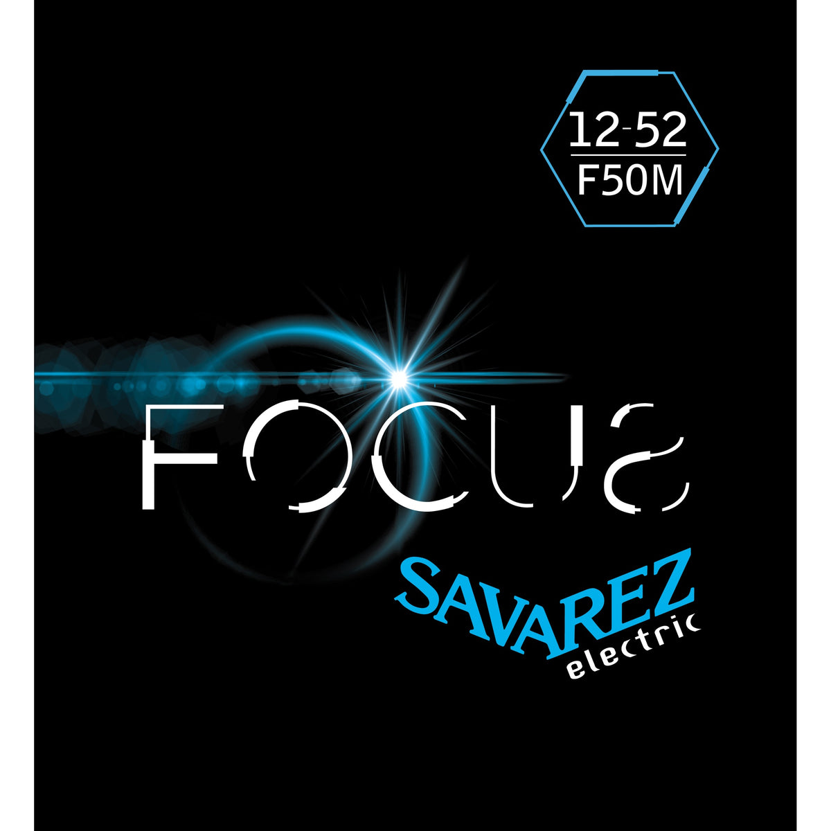 Dây Savarez F50M Focus 12-52 Medium – bao bì mặt trước