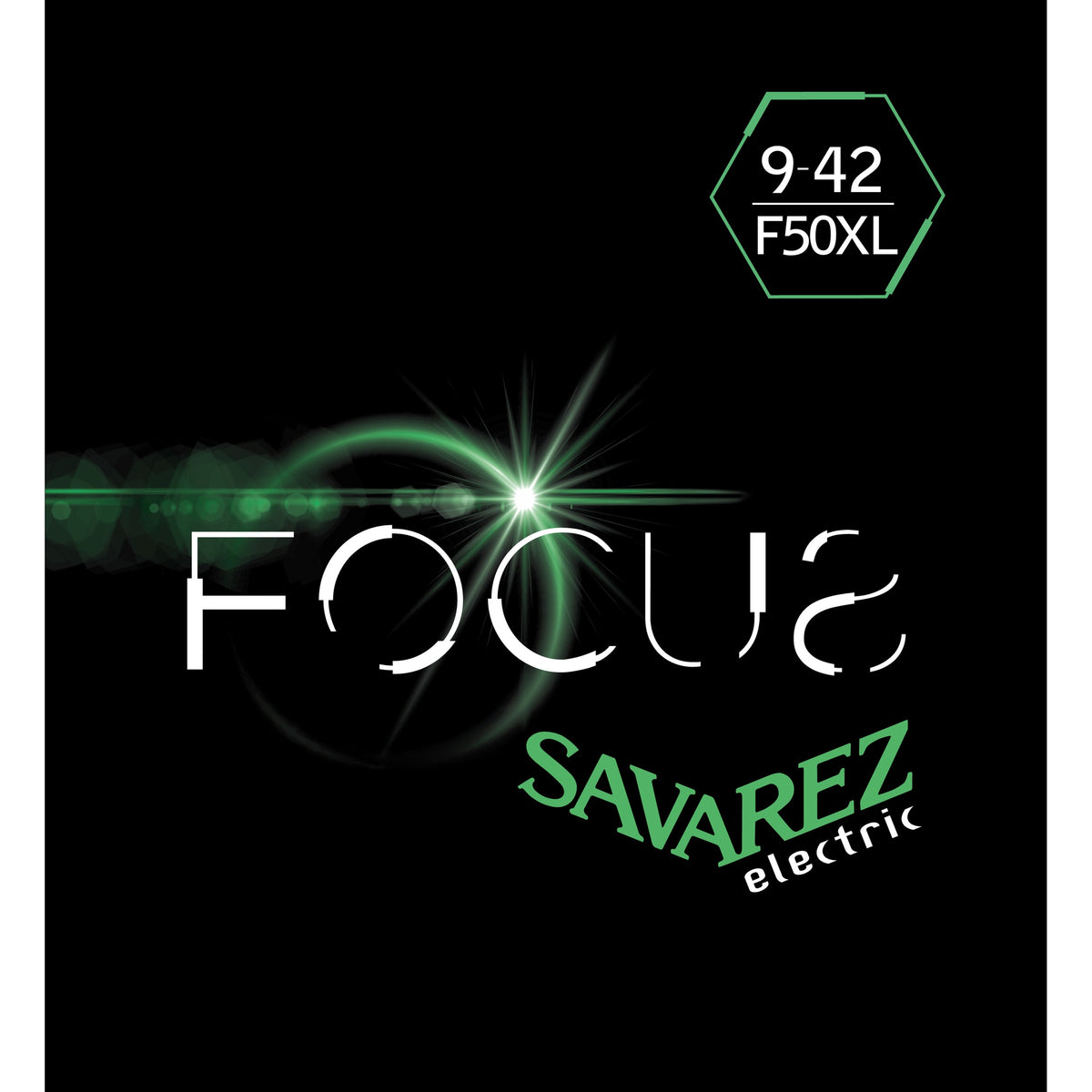 Dây Savarez F50XL Focus 9-42 Extra Light – bao bì mặt trước