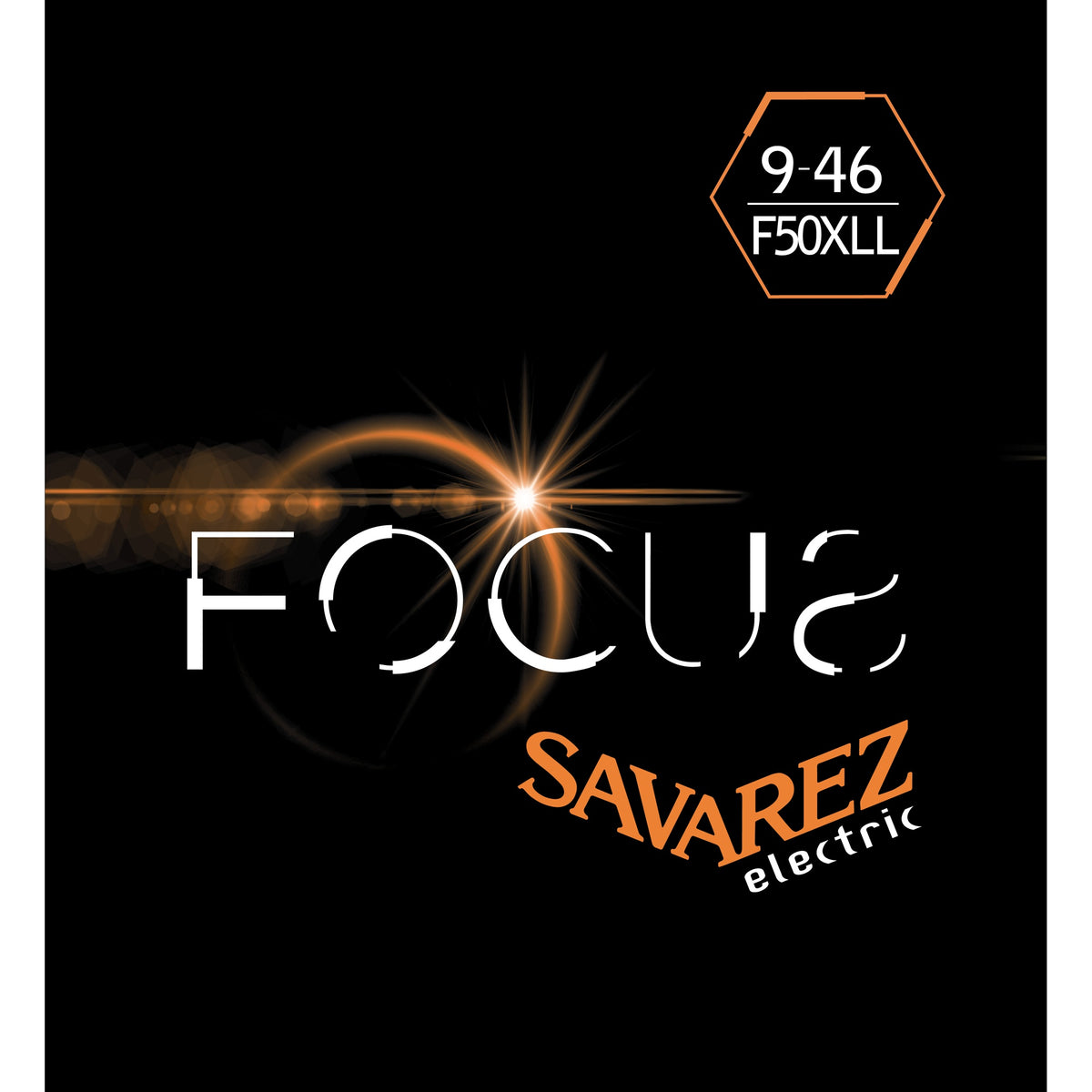 Dây Savarez F50XLL Focus 9-46 Mixed (Custom Light) – bao bì mặt trước