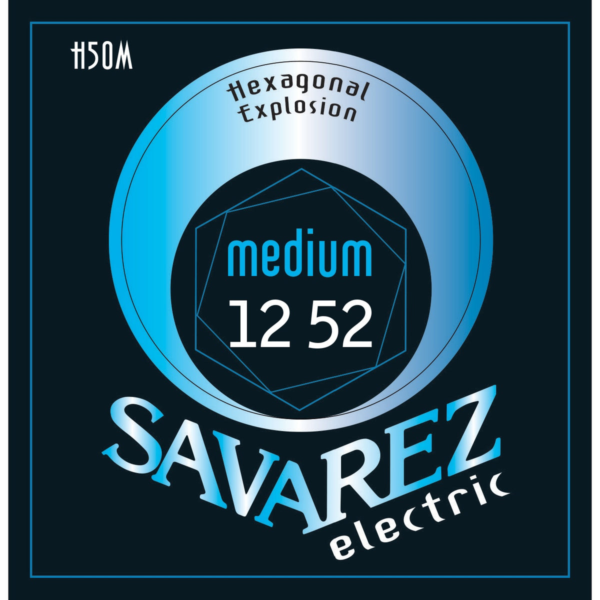 Dây Savarez H50M Hexagonal Explosion 12-52 Medium – bao bì mặt trước