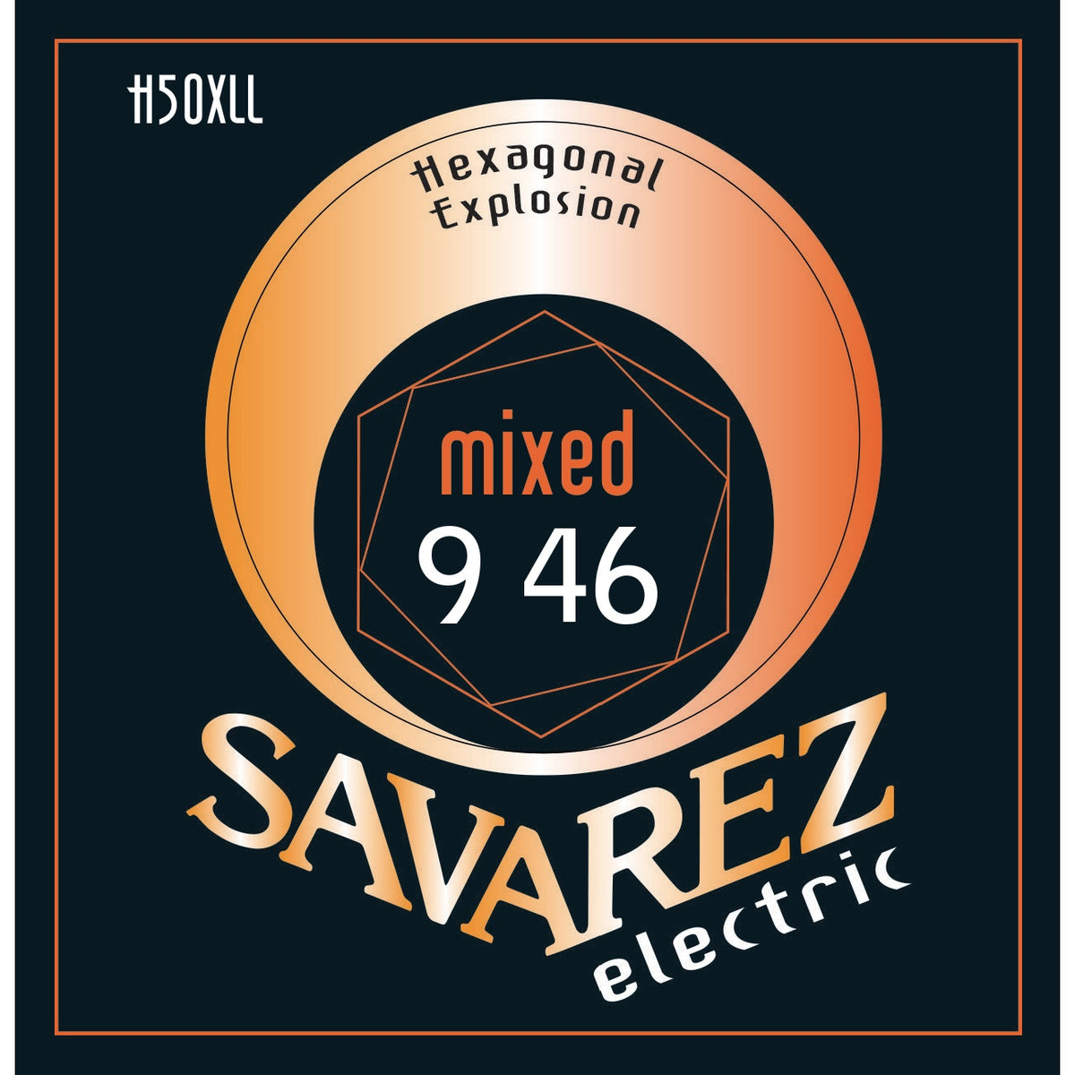 Dây Savarez H50XLL Hexagonal Explosion 9-46 Mixed (Custom Light) – bao bì mặt trước