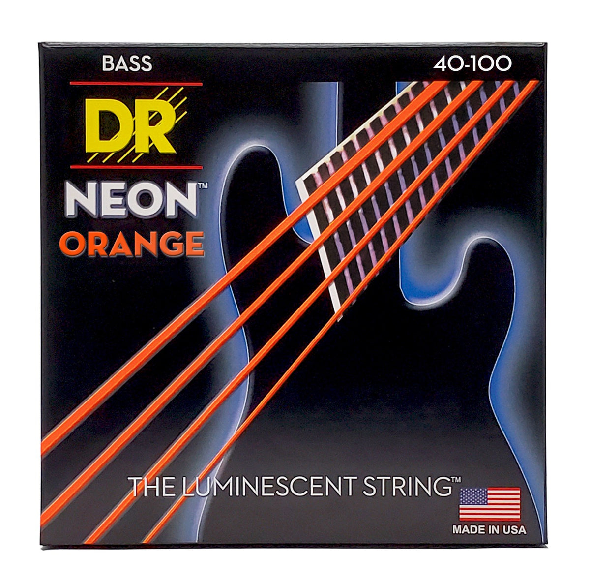 Dây DR Hi-Def Neon 40-100 màu cam (NOB-40) – bao bì mặt trước
