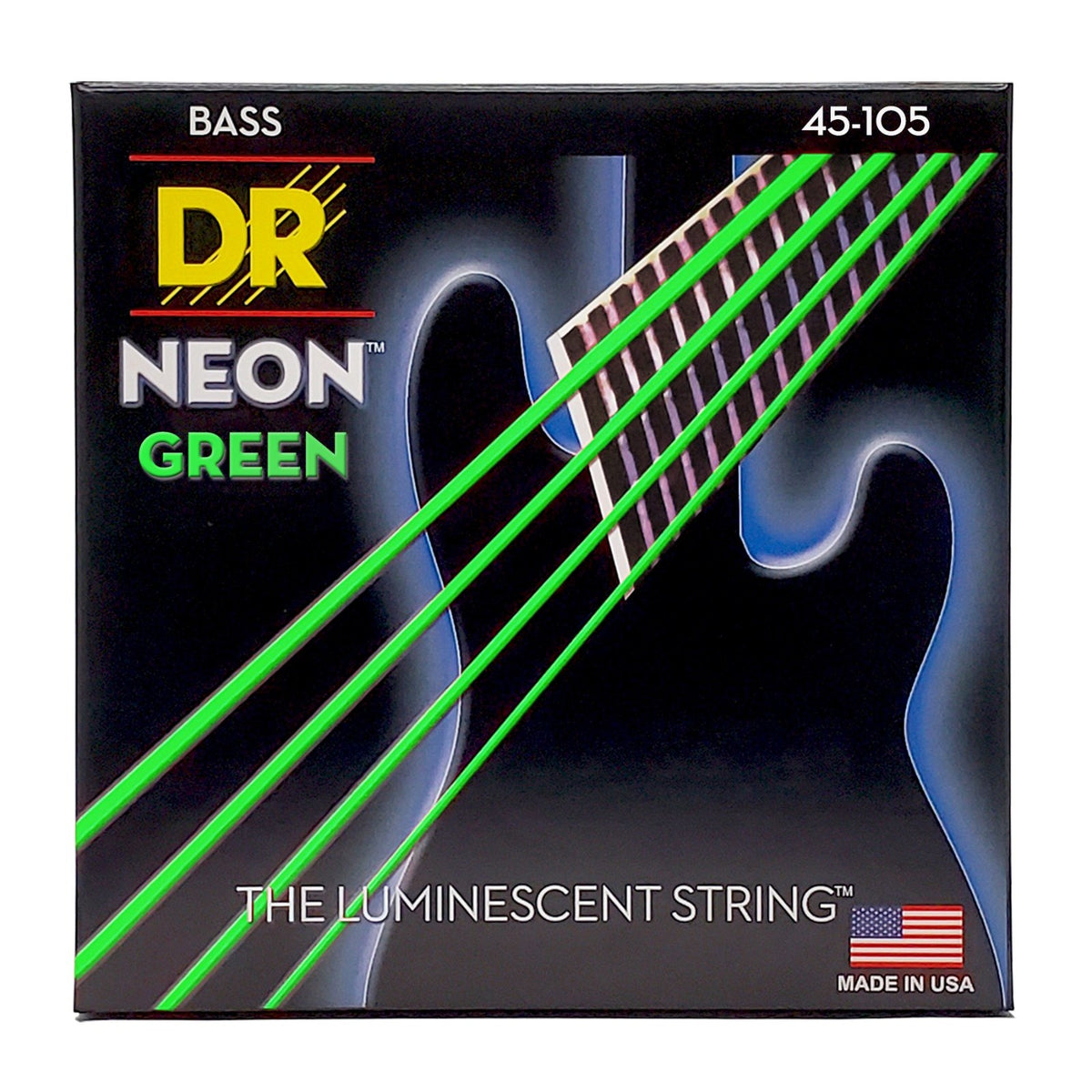 Dây DR Hi-Def Neon 45-105 màu xanh lá (NGB-45) – bao bì mặt trước