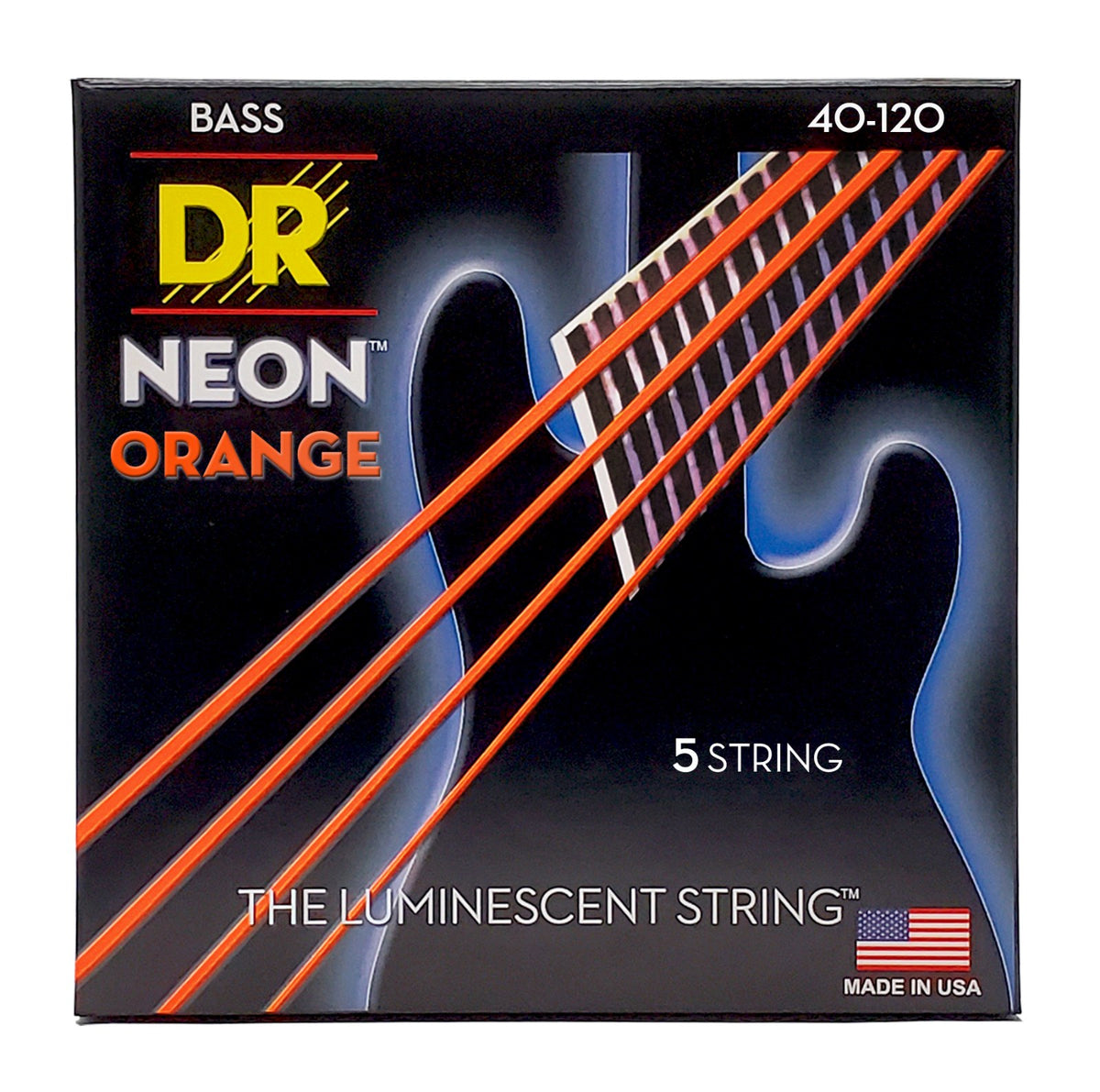 Dây DR Hi-Def Neon 40-120 màu cam (NOB5-40) – bao bì mặt trước